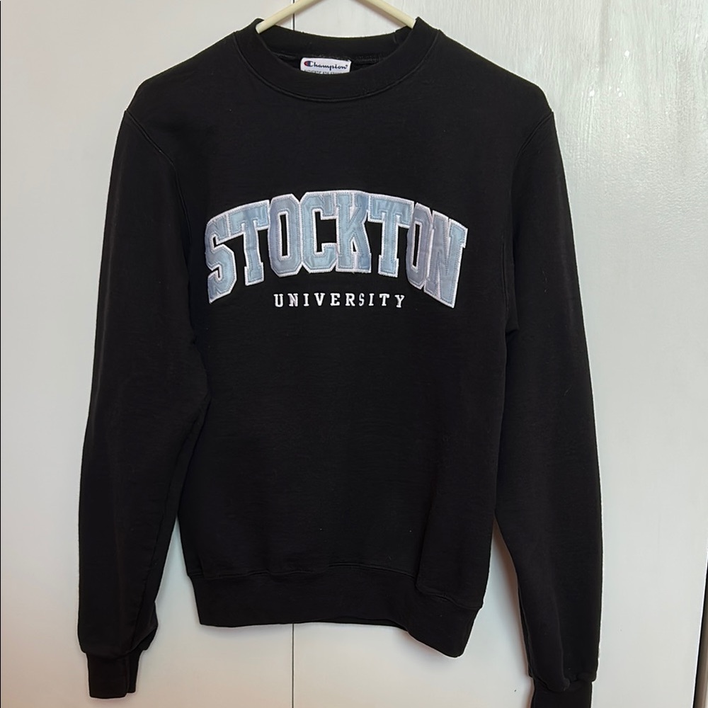Champion || Black Stockton University Men's Sweater